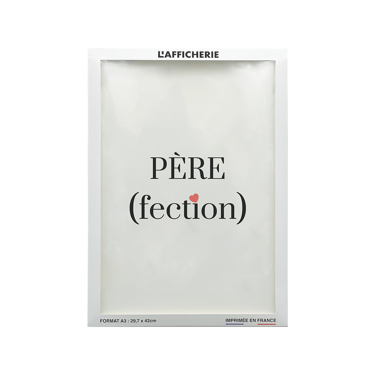 L'AFFICHERIE Affiche Perefection Blanc