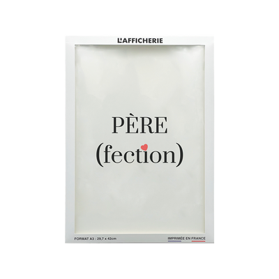 L'AFFICHERIE Affiche Perefection Blanc