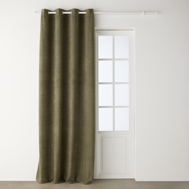 Rideau DOOLIN coloris kaki 140 x 260 cm