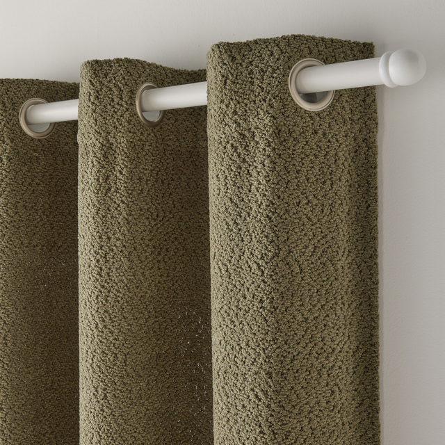 Rideau DOOLIN coloris kaki 140 x 260 cm