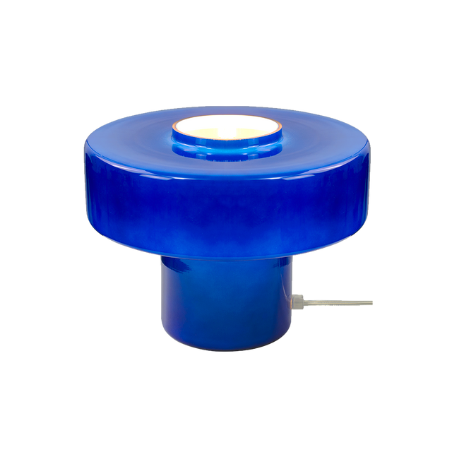 Lampe à poser FOZA coloris bleu 19 x 25 cm