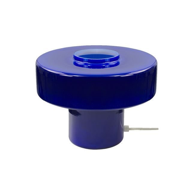 Lampe à poser FOZA coloris bleu 19 x 25 cm