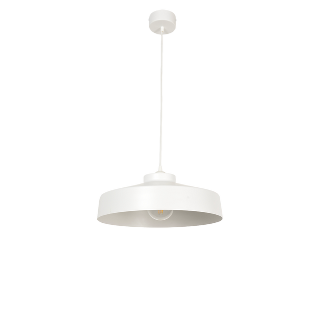 Suspension ARCHI coloris blanc 15 x 41 cm