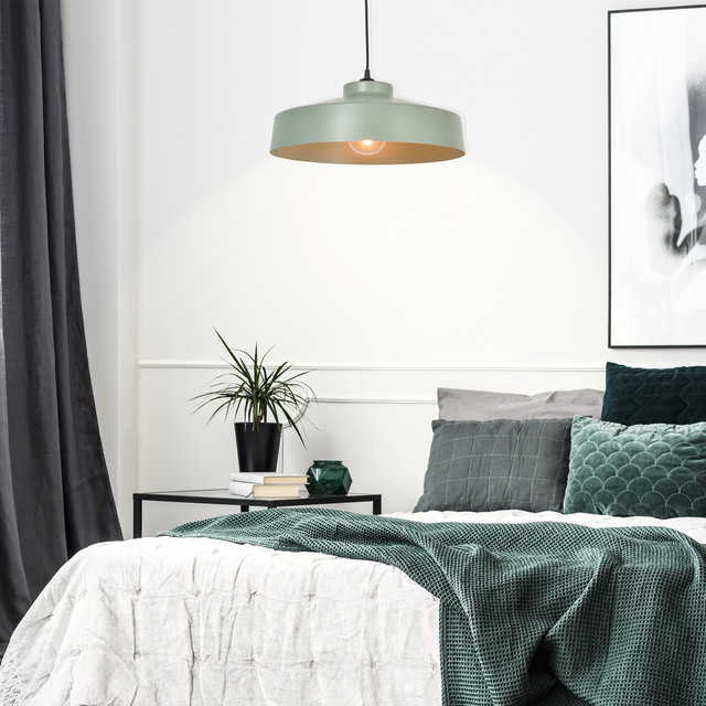 Suspension ARCHI coloris vert 15 x 41 cm