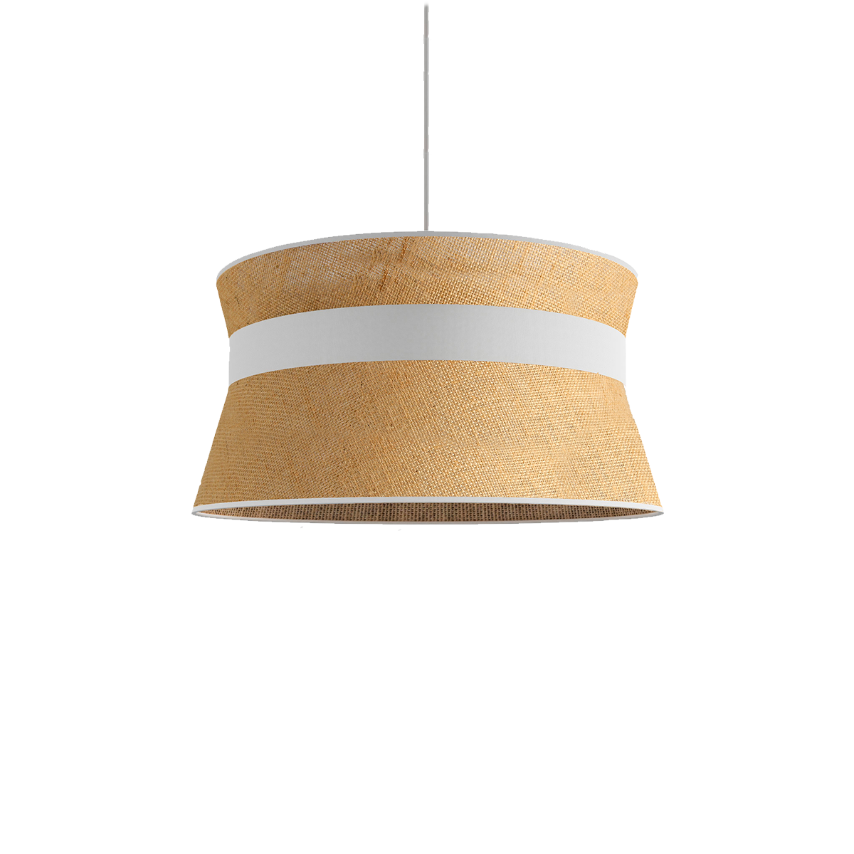 Suspension Santiago Beige, blanc