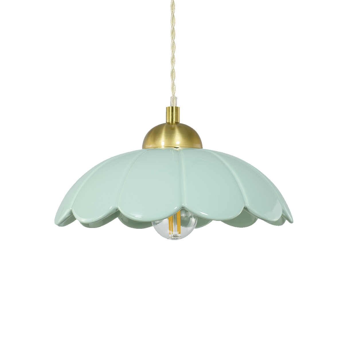 Suspension Claris Vert d'eau