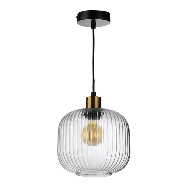 Suspension LEDA coloris transparent 19 x 20,5 cm