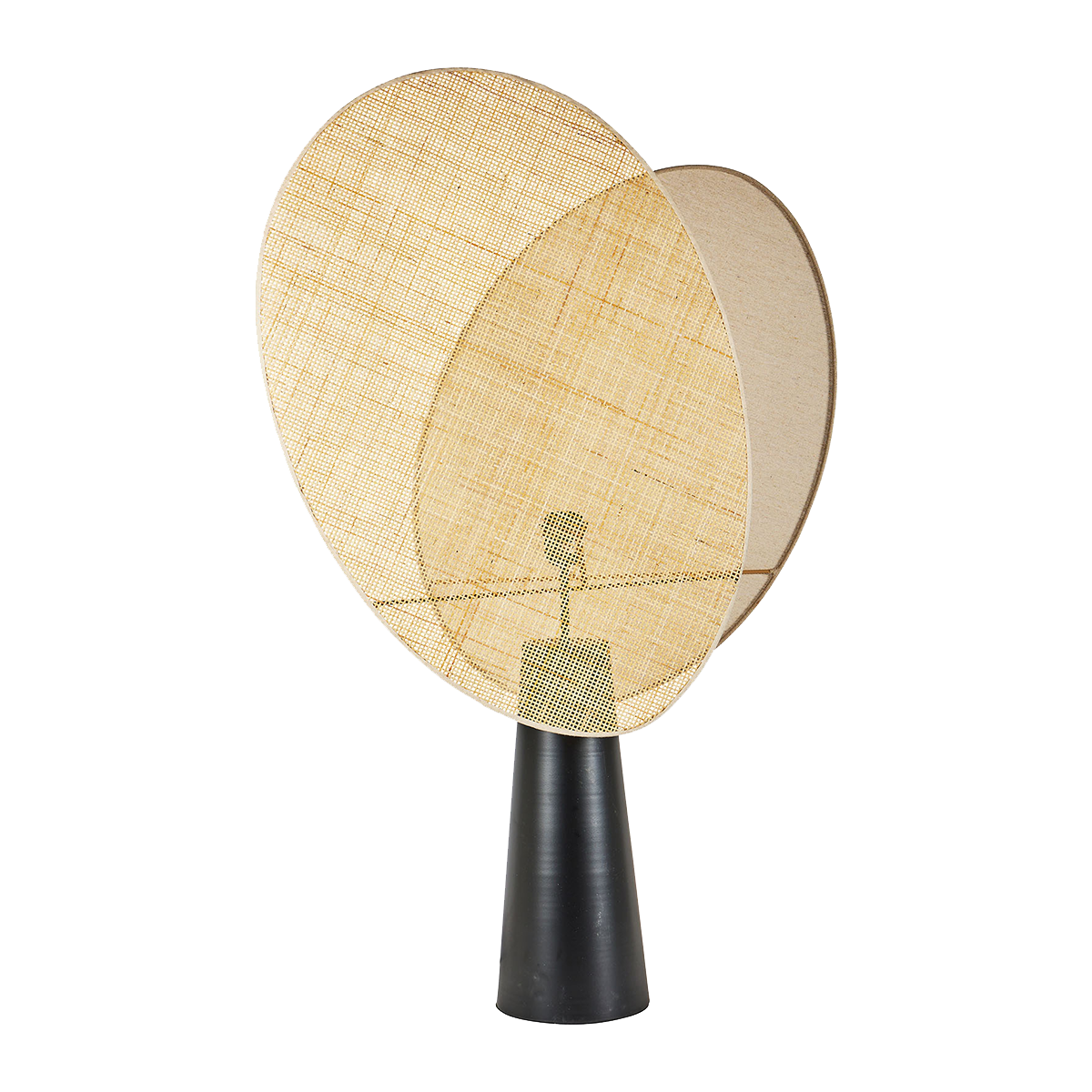 OSTARIA Lampadaire Almeria Noir, beige