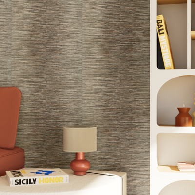 Papier peint intissé Kombo Marron