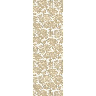 Papier peint intissé Ysabel Blanc et doré