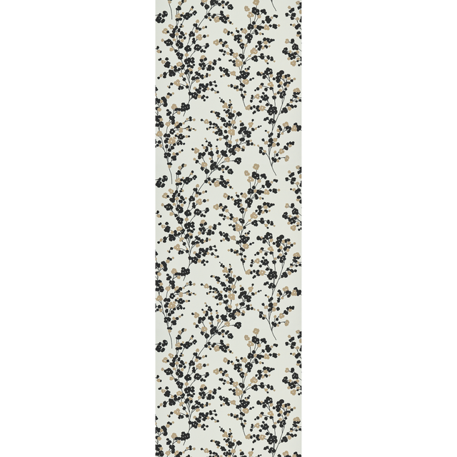 Papier peint intissé INAMI coloris noir et doré