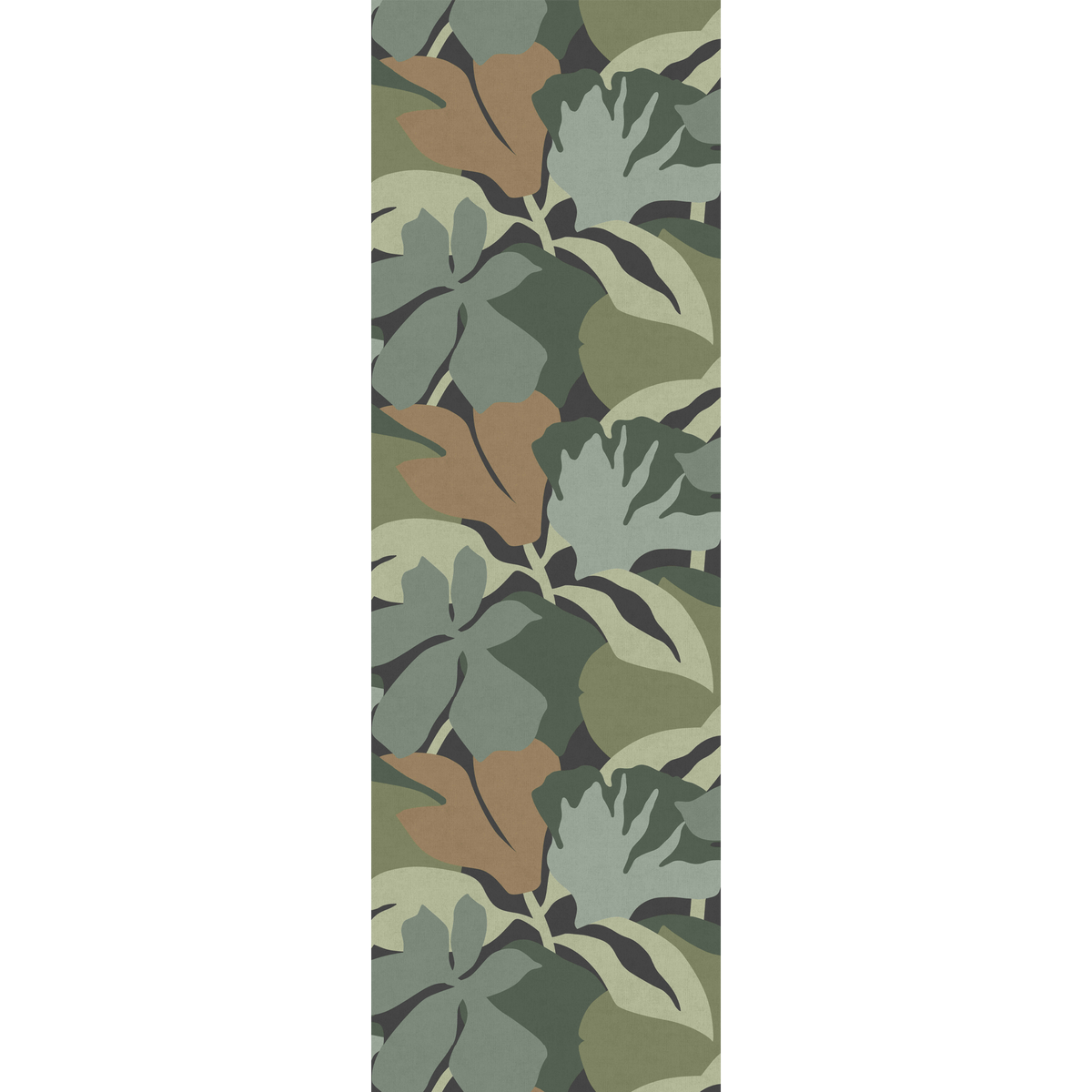 4MURS Papier peint intissé Rozenn Vert clair et vert olive