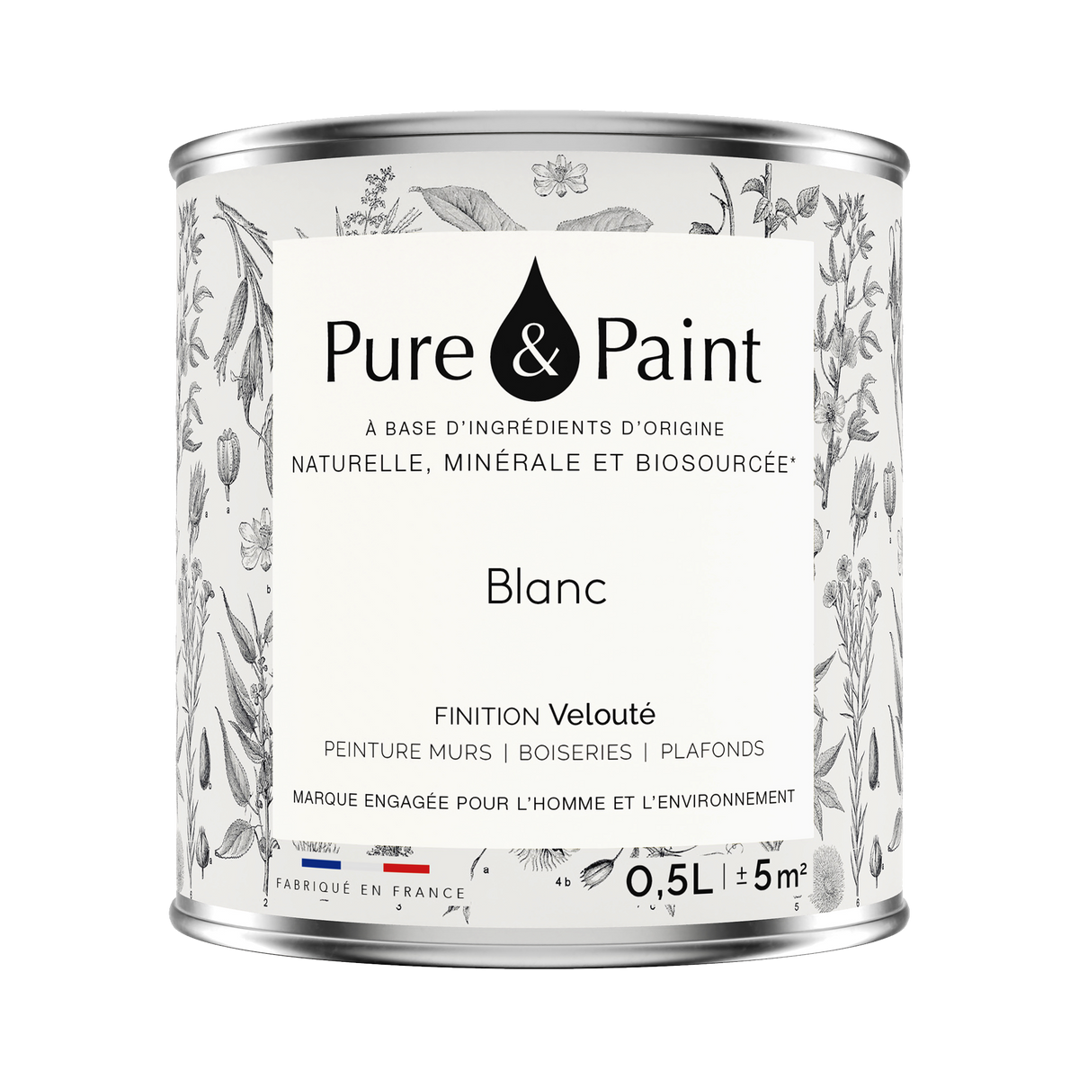 PURE AND PAINT Peinture Pure and paint Blanc Mat