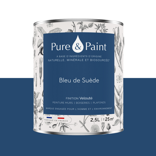 Pure and Paint Peinture Peinture Bleu de Suède