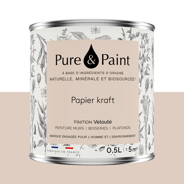 Pure and Paint Peinture Peinture papier kraft 0,5 L