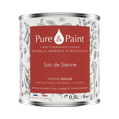 PURE AND PAINT Peinture Pure and paint Soir de sienne Mat