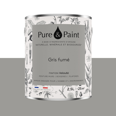 PURE AND PAINT Peinture Pure and paint Gris fumé Mat