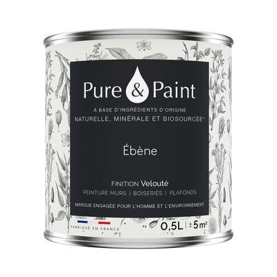PURE AND PAINT Peinture Pure and paint Ebène Mat