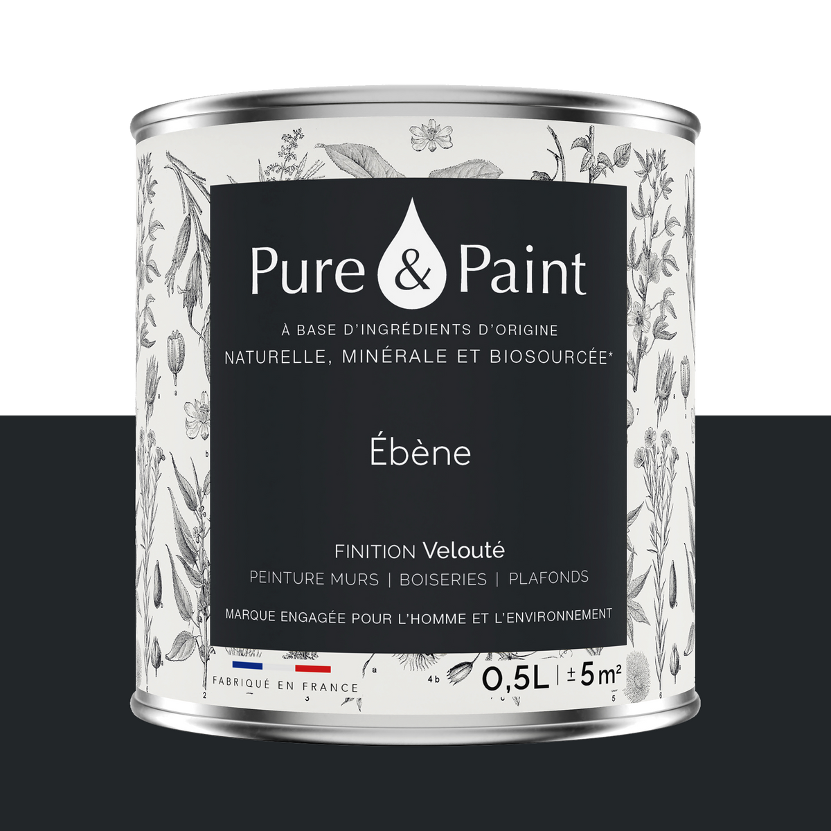 PURE AND PAINT Peinture Pure and paint Ebène Mat