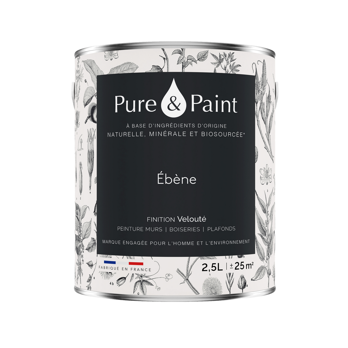 PURE AND PAINT Peinture Pure and paint Ebène Mat