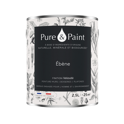 PURE AND PAINT Peinture Pure and paint Ebène Mat