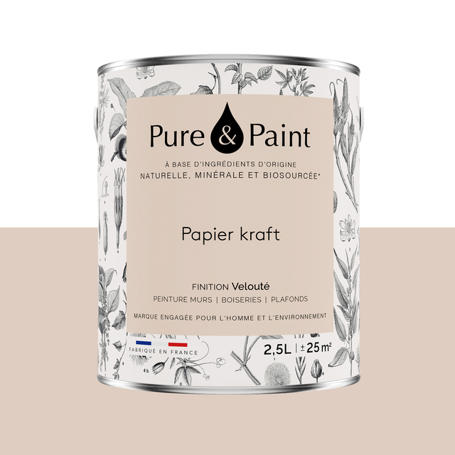Pure and Paint Peinture Peinture papier kraft