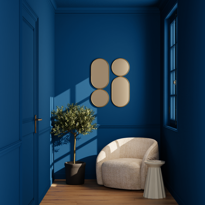 PURE AND PAINT Peinture Pure and paint Bleu de suède Mat