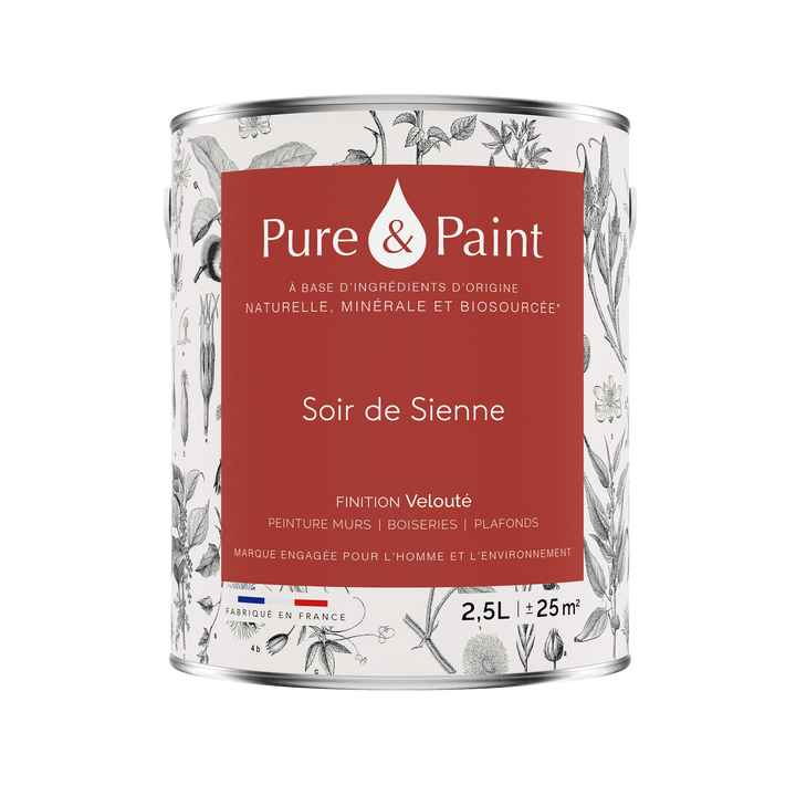 PURE AND PAINT Peinture Pure and paint Soir de sienne Mat