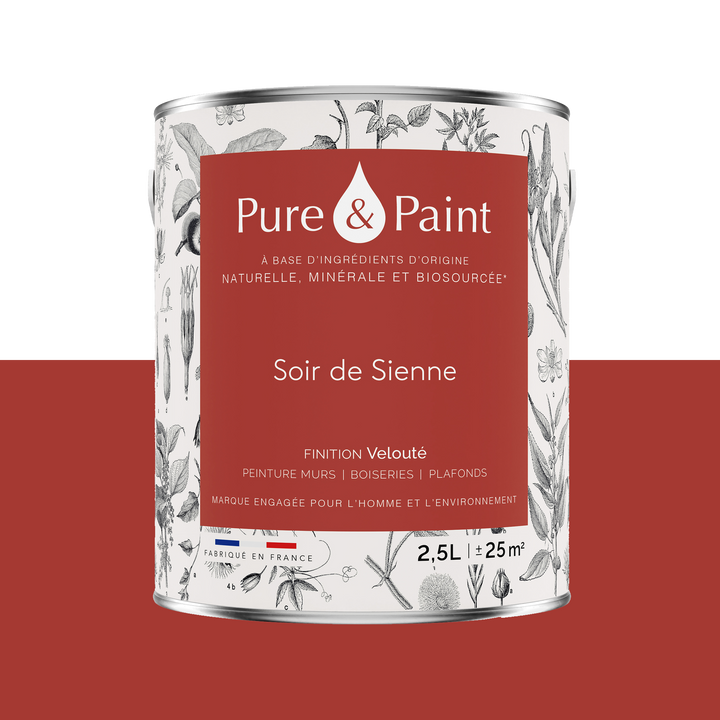 PURE AND PAINT Peinture Pure and paint Soir de sienne Mat