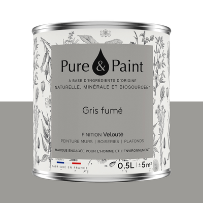 PURE AND PAINT Peinture Pure and paint Gris fumé Mat