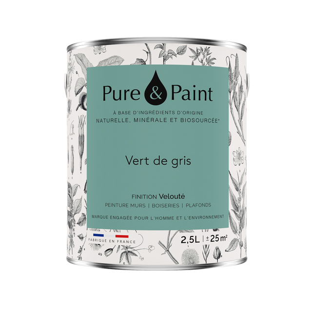 Pure and Paint Peinture Peinture vert de gris