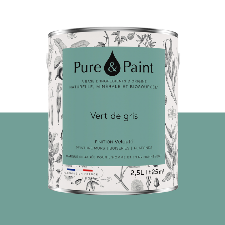 PURE AND PAINT Peinture Pure and paint Vert de gris Mat