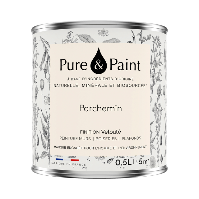 Pure and Paint Peinture Peinture Parchemin 0,5 L