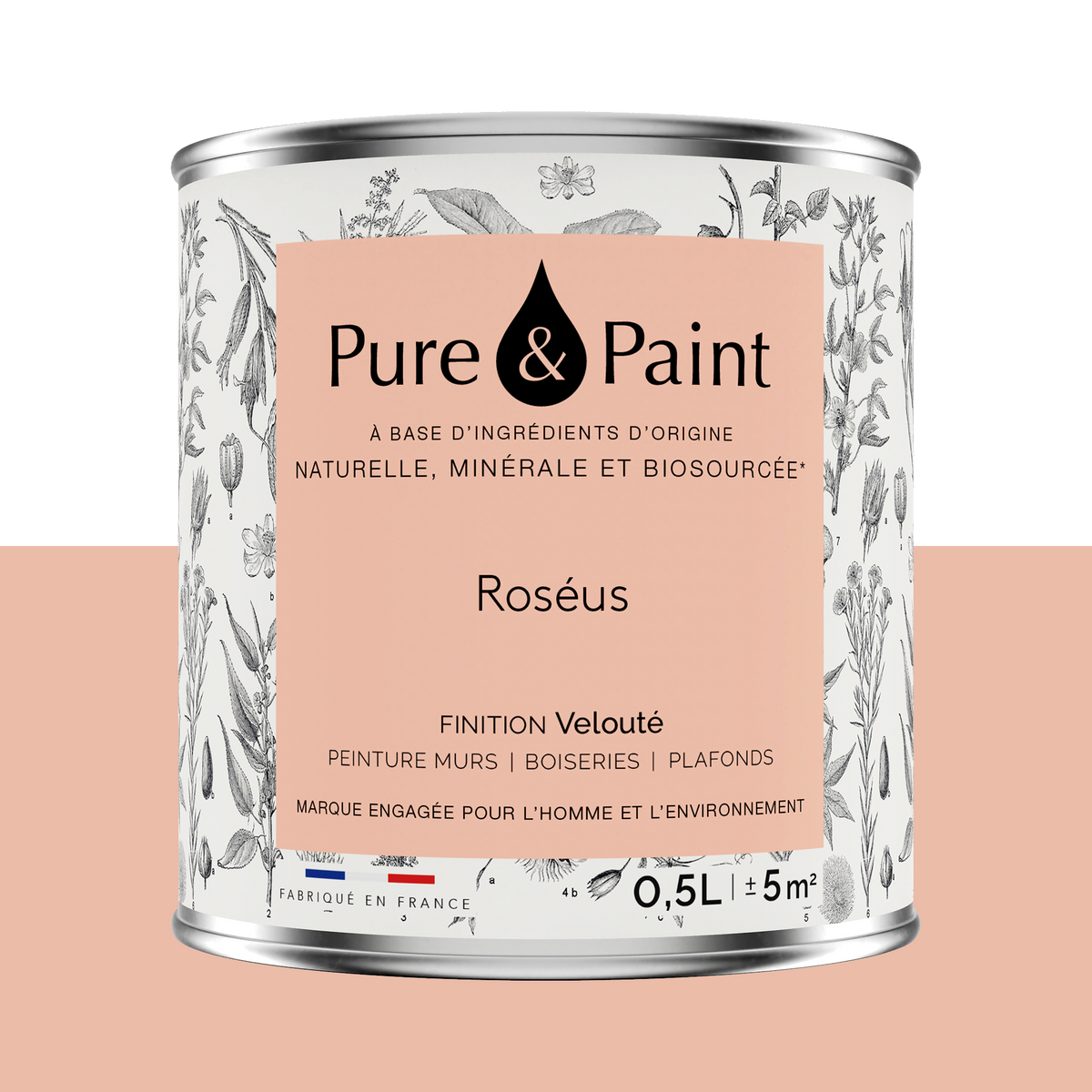 PURE AND PAINT Peinture Pure and paint Roseus Mat