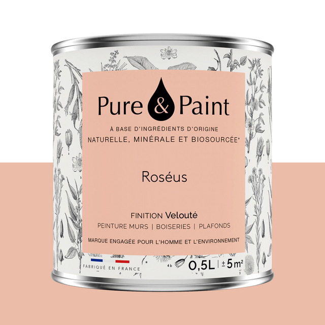 Pure and Paint Peinture Peinture Roseus 0,5 L