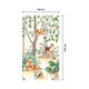 Papier peint panoramique L Little forest Multicolore Satiné