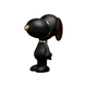 Figurine Snoopy black Noir