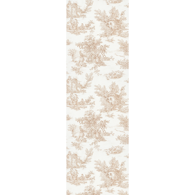 4MURS Papier peint intissé Jouy Beige foncé