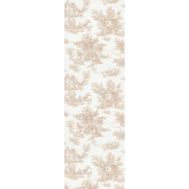 4MURS Papier peint intissé JOUY coloris beige foncé