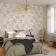 4MURS Papier peint intissé Jouy Beige foncé