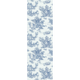 4MURS Papier peint intissé Jouy Bleu indigo