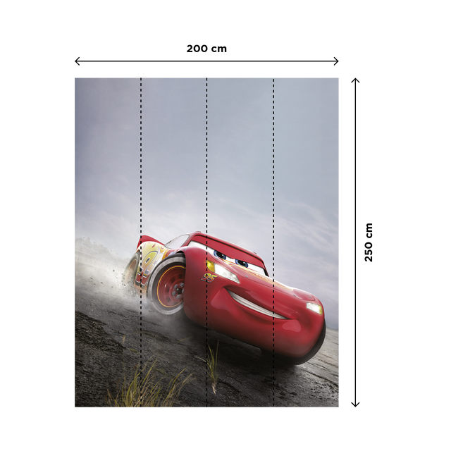 Papier peint panoramique L CARS 200 x 250 cm