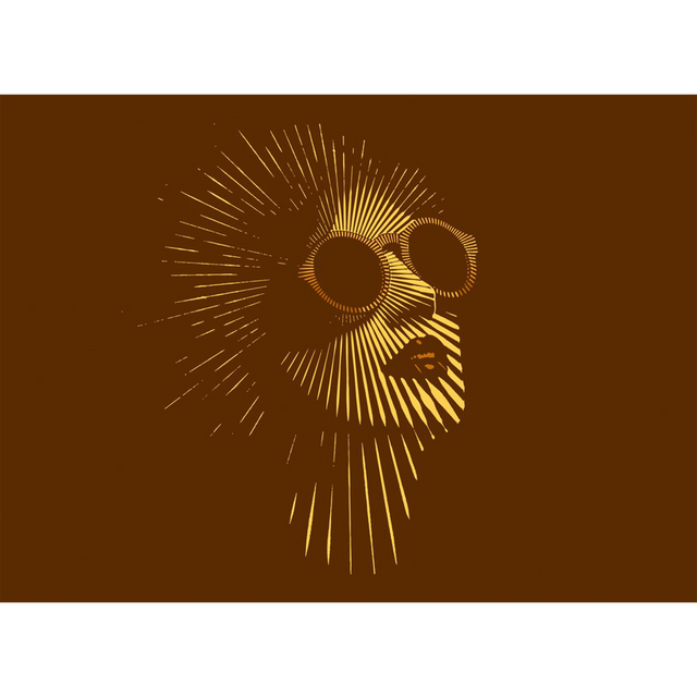 Papier peint panoramique XL MADONNE 350 x 255 cm noir rougi