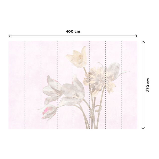 Papier peint panoramique XL TULIPANI 400 x 270 cm