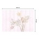 Papier peint panoramique XL Tulipani Rose diaphane Brillant