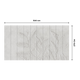 Papier peint panoramique XXL Frumento Blanc coton Brillant