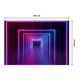 Papier peint panoramique XL Neon lights Multicolore Mat