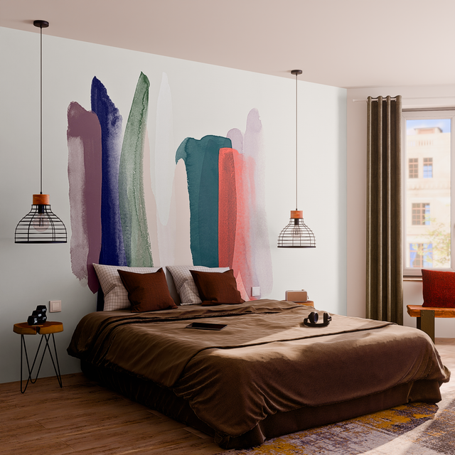 Papier peint panoramique XL PAINT LANE 400 x 270 cm