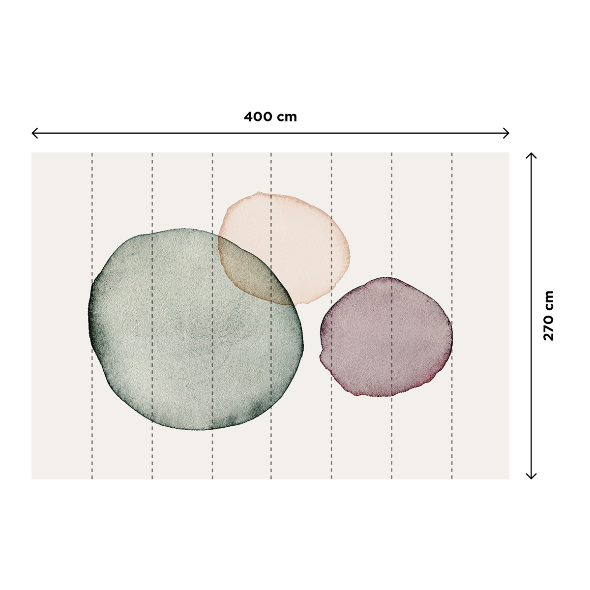 Papier peint panoramique XL Dinky Vert anglais Brillant