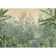 Papier peint panoramique XL Maldonado Camaïeux de verts Brillant